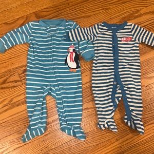Carter’s Footie Pajamas Size Newborn